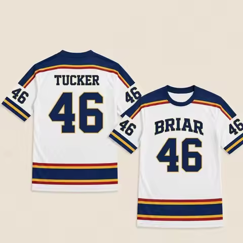Blair University Hockey Jersey, Graham #44 De Laurentiis #66 T-Shirt Jersey, Unisex Style