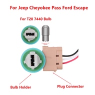 T20 7440 Bulb Socket For Jeep Compass, Rear Fog Light Holder Connector