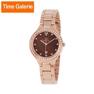ROSCANI ROSWE76450 Stainless Rose Gold Strap Red Dial Analog Women Watch