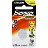 ถ่านกระดุม Energizer CR2025BP1