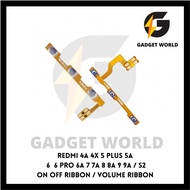 GADGET WORLD On Off / Volume Ribbon for REDMI 4A 4X 5 PLUS 5A 6 6PRO 6A 7 7A 8 8A 9 9A S2 10C