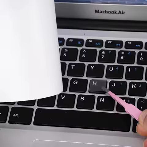 (Iso EU ) White Transparent Frosted Mbp Suitable for Apple Mac Book Pro 14-Inch 16 Model Laptop Keyb
