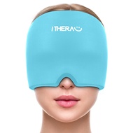 iTHERAU Migraine Ice Head Wrap-Headache Relief Hat, Migraine Relief Cap, Cold Therapy Headache Relie