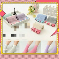 🌺READY STOK 🌺Colour dot ladies pure cotton five finger sock . STOKIN DOT2 LIMA JARI .YOGA SOCK .STOK