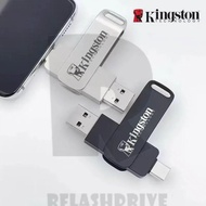 Kingston Rotating Type-C OTG Mini Metal Thumb Drive Pen Hard Drive USB Data Storage Flash Drive 2TB