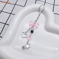 [risingmp] Lovely Y2K Pink Y2K Phone Strap / Handbag / Key Strap / Bow for Women