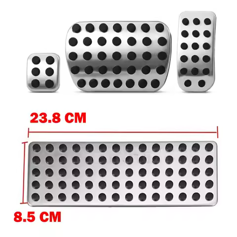 Stainless steel Car Pedal Pads Cover for Mercedes Benz V Class Vito Metris Viano W639 W447 Accessori