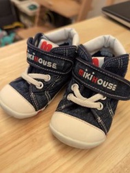 Miki House Denim Baby Shoes 嬰兒鞋