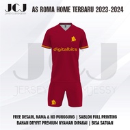 AS ROMA 2023-2024 Short Football Jersey Free custom name and back number Full printing