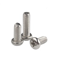 [JC] M2.5~m3.5 304 Stainless Steel Round Head Phillips Screw Pan Head Screw Bolt Extension Switch Socket Screw