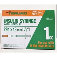 Terumo insulin syringe 100pcs