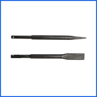 ✟ ⭐ ☍ Chipping Gun Drill Bit Chisel (Flat & Pointed)