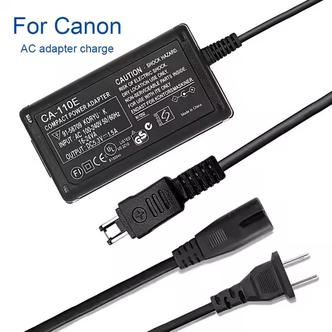 CA-110 CA-110K CA-110E AC adapter charger For Canon LEGRIA HF-HF-R26,R27,R28,R206,R205,R46,R48, R406