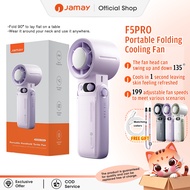 JAMAY Portable Handheld Fan 8000mAh 30h cooling Foldable Hand Fans with 199 gears strong wind F5Pro