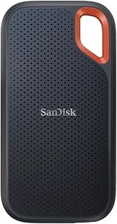 SanDisk SSD, External 1TB USB3.2 Gen2, Read Up to 1050MB/s, Splashproof and Dustproof, SDSSDE61-1T00