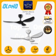ALPHA Alkova - EXCEL 3B/5B 56"/42" Inch DC Motor Ceiling Fan with 3/5 Blades (6 Speed Remote)