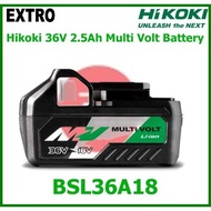 Hikoki 36V 2.5Ah Multi Volt Battery BSL36A18 HIKOKI Battery Lithium ion Battery