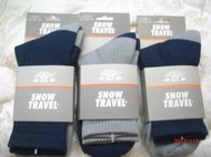 SNOW TRAVEL 雪之旅 灰色藍色拼接 美麗諾羊毛襪、登山襪、划雪襪、襪子 任選2雙免運下標時請註明尺寸
