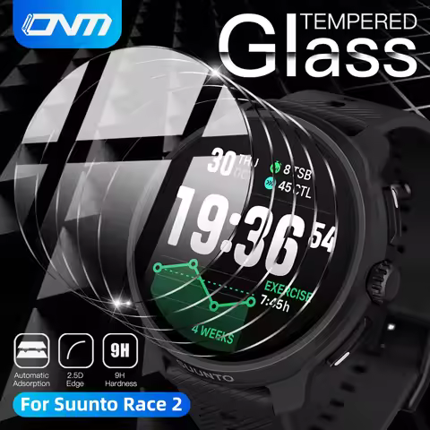 9H Premium Tempered Glass for Suunto Race 2 Smart Watch Clear HD Glass Screen Protector Film for Suu