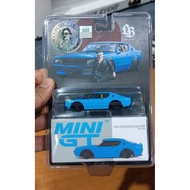 MINI GT IMX SURABAYA NISSAN SKYLINE KENMERI LIBERTY WALK BABY BLUE 808 HOLO BEAUTIFUL