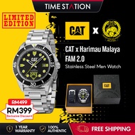Caterpillar CAT x Harimau Malaya FAM 2.0 Stainless Steel Analog Watch Men Watch Limited Edition Jam 