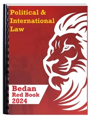BEDAN RED BOOK 2024 POLITICAL AND INTERNATIONAL LAW REVIEWER
