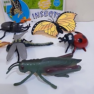 Insect World Jumbo Insect Animal Toys, 6 pcs - Large World Animal