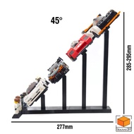 Display Stand for Lego Speed Champions NASCAR Chevrolet Camaro Zl1 (76935) + Ferrari F40 (76934)