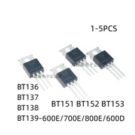 1-5PCS BT137 BT136 BT138 BT136-600E BT136-700E BT136-800E BT136-600D BT137-600E BT137-700E BT137-800