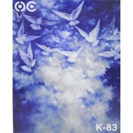 DIGICOLOR BACKDROP K83 BLUE SKY BIRDS -BACKDROP untuk Tangkap Gambar Potret