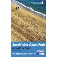 South West Coast Path: Exmouth to Poole : National Trail Guide by Roland Tarr (UK edition, paperback