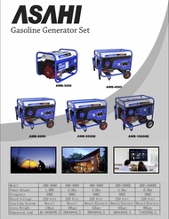 Genset ASAHI AWB5000E 3000Watt / Generator ASAHI AWB 5000E 3000W - Genset Generator Gasoline Bensin