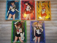 美少女戰士膠咭 龍珠 500號 激鬥 閃中閃 暗閃 星矢 SD