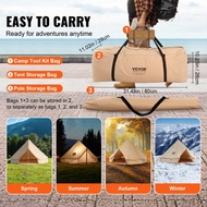 
2026
 SucceBuy Canvas Bell Tent 4 Seasons 3m/6m Yurt Tent Canvas Tent for Camping with Stove Jack B