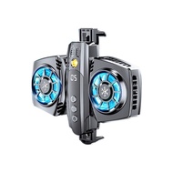 Portable Mobile Phone Cooler Semiconductor Dual Cooling Fan Radiator Phone Holder Game Heat Sink Fun