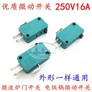 Kw7-0 Rice Cooker Switch Induction Cooker Switch Light Scale 15A 16A Contact Switch Green Switch