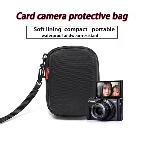 New Camera Hard Case Cover for Canon G7X Mark II/III G9X G7X2 Sony ZV1 ZV1F RX100 VII/VI/V/VA/IV Dri