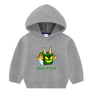 Big sale Mingyuan Dragon Fruit Blox Fruit Childrens Hoodie Kids Simple Casual Cartoon Boys and Girls