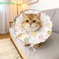 MXWANXI Cat Elizabethan Collar, Cartoon Pattern Anti Biting Pet Protective Cone Collar, Cute Breatha