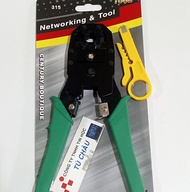 Kềm mạng Networking & Tool 315: (Bấm cho 4 Pin - 6 Pin - 8 Pin - Tool nhấn
