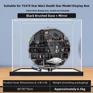 Clear Dustproof Display Box for Lego 75419 Star Wars Death Star Model