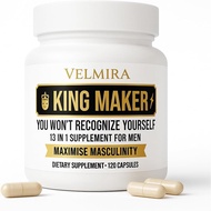 Velmira™ King Maker Supplement for Men 13-in-1.Sugar-Free.Energy Support.Muscle Recovery.Health Supp