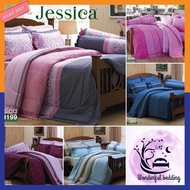 JESSICA 6 ฟุต 5ฟุต (ไม่รวมนวม) รุ่น J 300 เส้น ชุดเครื่องนอน wonderful bedding bed ชุดที่นอน ชุดผ้าปู ที่ นอน JESSICA 5 ฟุต 6ฟุต J199 J220 J221 J222 J223 เจสสิก้า 199