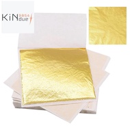 200 PCS Gold Sheets Gold Foil for Art Gilding Flakes Multipurpose Metal Gold Leaves Flakes Gold Flak