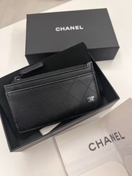 [全新] Chanel 香奈兒 24P so black 卡夾零錢包