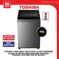 【 DELIVERY BY SELLER 】Toshiba 7.0KG AWM801AM Top Load Washer AW-M801AM(SG)