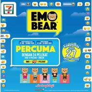 (NEW ARRIVAL) 7 11 / 7eleven 7e 7-Eleven 7elevenMY Limited Edition Emo Teddy Bear