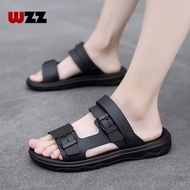 Men's sandals, beach sandals, men's cross-strap-buckle sandals, comfortable for water wear, no need 