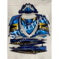 YAMAHA LC135 (LCV6) HAYABUSA BLUE COVERSET_BLACK GOLDCHROME RC EDITION STICKER_HLD