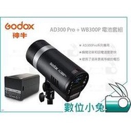 數位小兔【Godox AD300 Pro + WB300P 電池套組】專用電池 持續燈 公司貨 閃光燈 攝影燈 補光燈